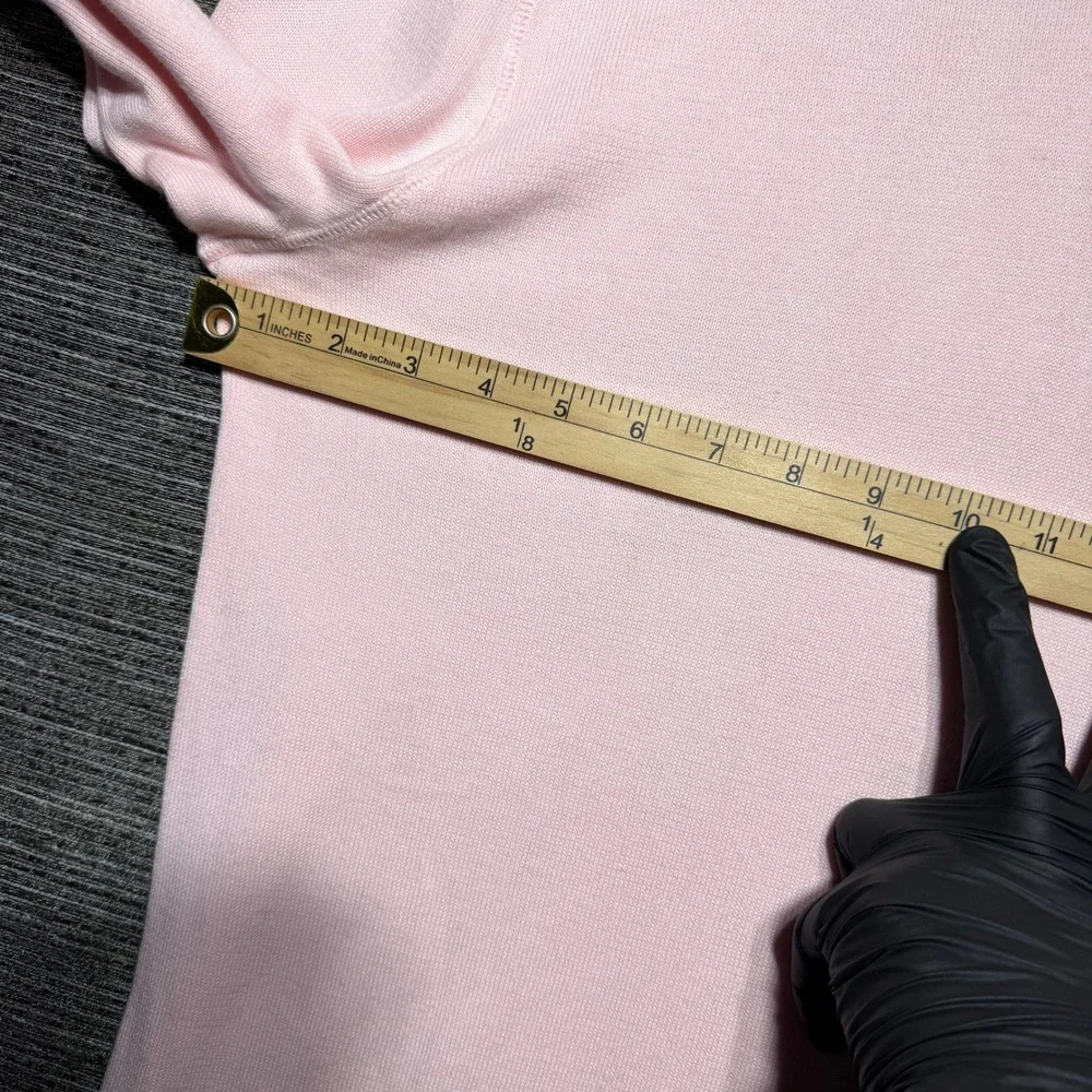 Banana Republic Sweater Mens L Pink LS V-Neck 100% Cotton 792738-36-1 Fine Knit